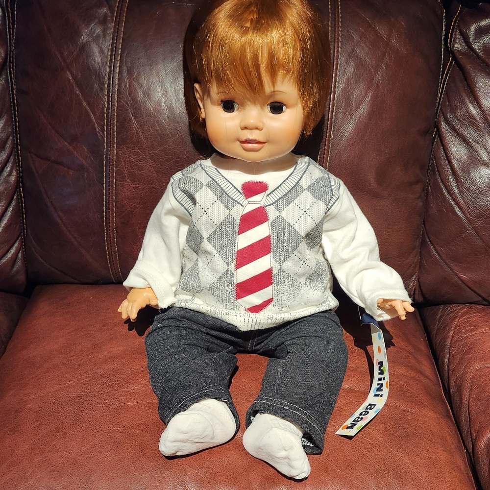 Newborn White Gray and Red Argyle Plaid W/Tie and black pants